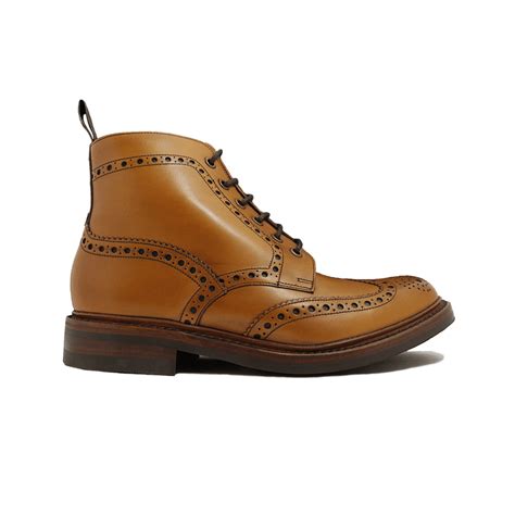 loake bedale tan burnished calf leather mens derby boots sale buy