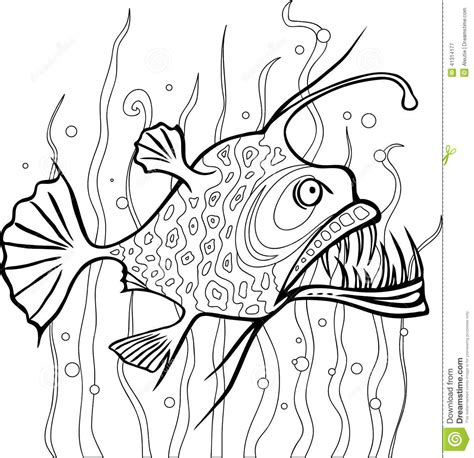 viper fish coloring pages  getcoloringscom  printable