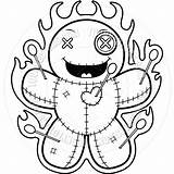 Voodoo Doll Tattoo Dolls Pages Drawing Clipart Clipartpanda Coloring Choose Board 20clipart sketch template