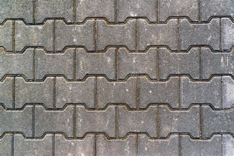 pavement concrete  shaped slabs top view stock photo image  cobble background