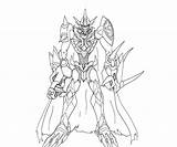 Omnimon Coloring Pages Armored Template sketch template