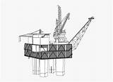 Rig Drilling Offshore Clipartkey Petroleum Pump Picpng sketch template