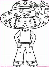 Strawberry Shortcake Coloring Pages Kids Color Print Characters Printable Justcolor Children sketch template