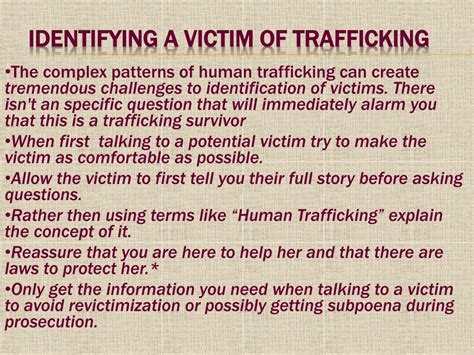 Ppt Tapestri Inc Human Trafficking A Modern Day