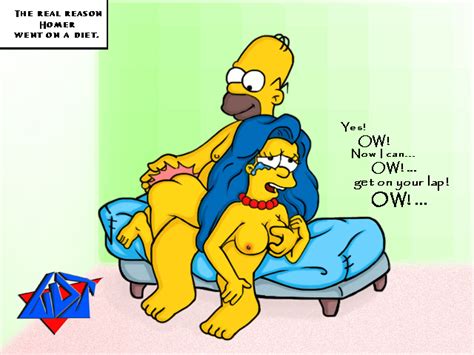 rule 34 ass breasts color female homer simpson human male marge