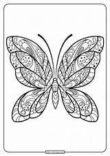 Butterfly Mandala Coloring Pages Printable Pdf Whatsapp Tweet Email sketch template
