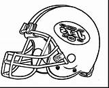 Coloring Pages Football Nfl Helmet York Jets College Printable Giants Drawing Steelers Logo Cowboys Dallas Seahawks Yankees Panthers Player Helmets sketch template