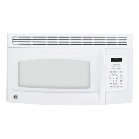 Ge 1 5 Cu Ft Over The Range Microwave White At