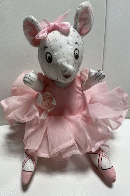 angelina ballerina stuffed mouse 1989 ebay