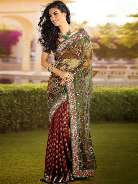 designer sarees get elegant bollywood designer sarees online