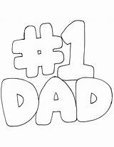 Coloring Pages Dad Printable Cute Fathers Daddy Father Sheets Print Color Colouring Birthday Kids sketch template