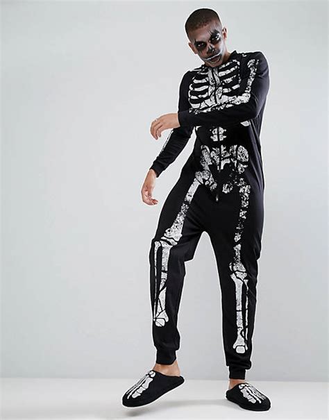 asos halloween skeleton onesie asos
