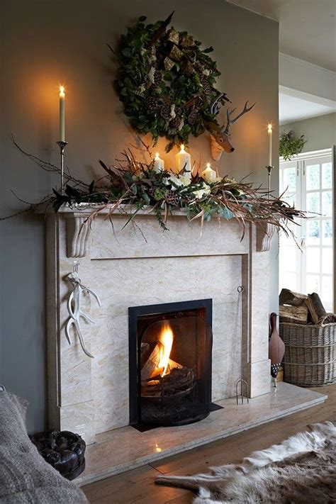 top  des  belles cheminees reperees sur pinterest en  maison de noel decorations de
