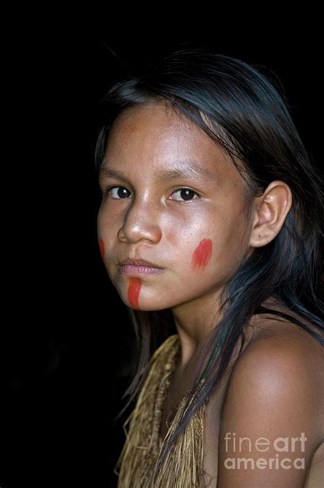 yagua girl photograph by tony camacho