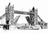 Tower Bridge London Drawing Drawings Paintingvalley Sequel Ii Stars Movie Beautiful нарисованные картинки лондон sketch template