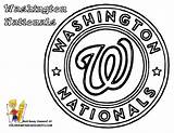 Coloring Mariners Nationals Yescoloring sketch template