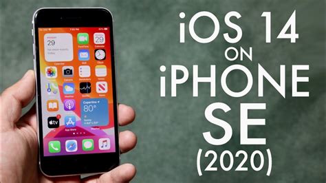 iphone se 2020 on ios 14 review youtube