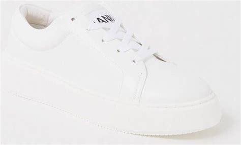 ganni logo patch clic sneakers wit dames schoenennl