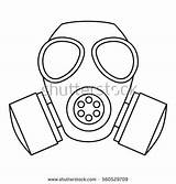 Mask Gas Drawing Coloring Pages Getdrawings Getcolorings Printable Cool sketch template