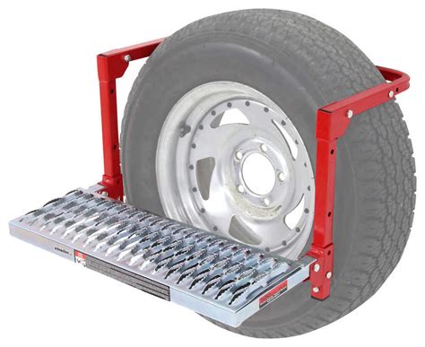 powerbuilt adjustable tire step  suvs rvs  trucks  lbs