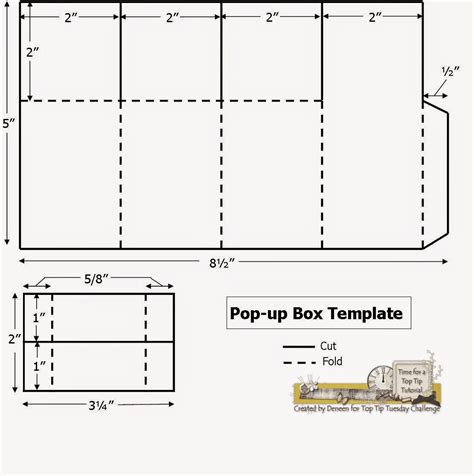 path  paper top tip tuesday numbers challenge  pop  box template