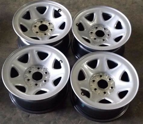 gmc sierra  factory oem steel wheels rims    ebay