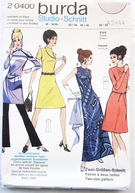 Burda 2 0400 Vintage Sewing Patterns Fandom Powered By Wikia