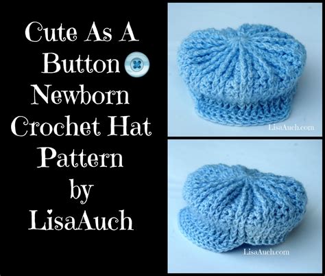 crochet patterns  designs  lisaauch cute   button newborn