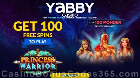 yabby casino  rtg game exclusive   princess warrior spins  deposit  deal