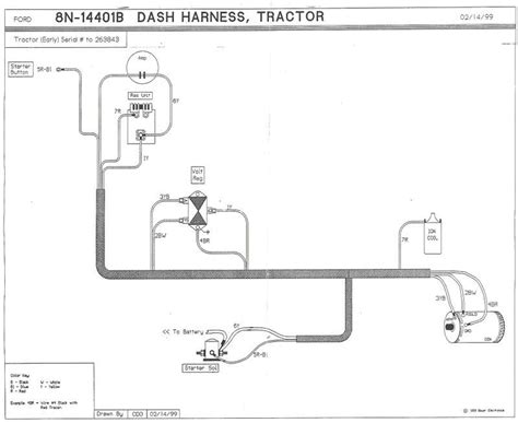 wiring diagram ford  tractor  wiring collection