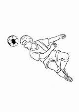 Kleurplaat Voetbal Fussball Soccer Coloring Ausmalbild Uitprinten Malvorlage Stemmen Stimmen sketch template