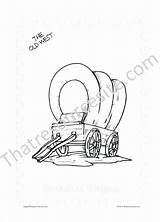 Wagon Coloring Pages Chuck Getcolorings Covered sketch template
