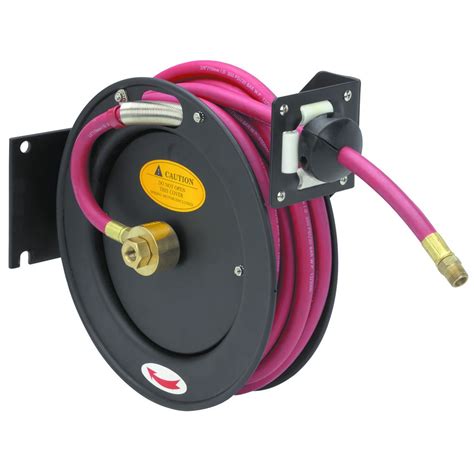 3 8 In X 25 Ft Premium Retractable Air Hose Reel