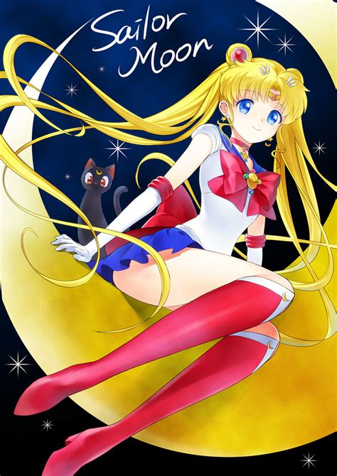 tsukino usagi sailor moon and luna bishoujo senshi sailor moon and 1