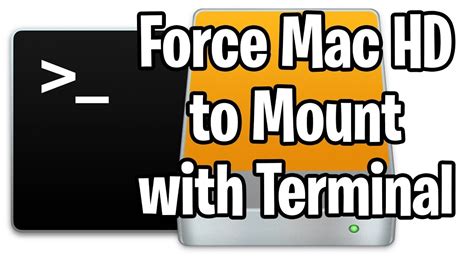 force  external mac drive  mount  command  terminal commands  mac os  youtube