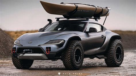 lifted toyota supra  road render   wrong