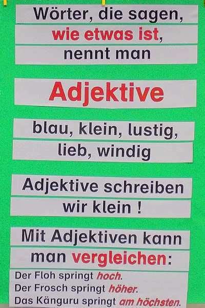 pin von bibi   auf grundschule deutsch adjektive
