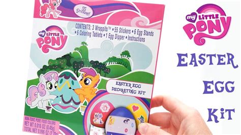 pony easter eggs decorating kit youtube