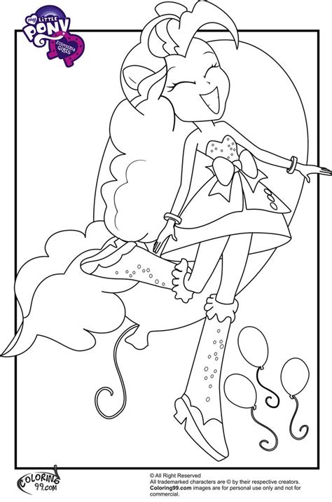 pony equestria girls coloring pages coloringcom