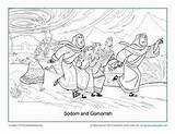 Sodom Gomorrah Bible Sunday Sundayschoolzone Pillar Genesis sketch template