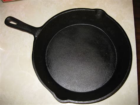 frugal  grandma cleaning cast iron