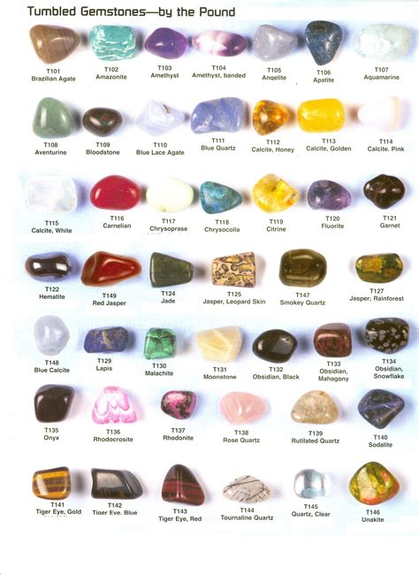 tumbled  polished stones  crystals great images   types  tumbled stones