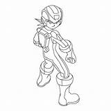 Megaman Ouvrir sketch template