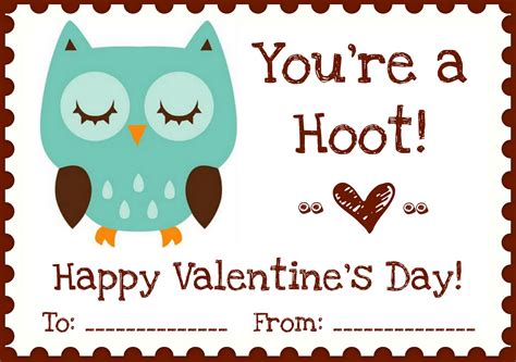 printables owl love  valentines  night owl blog