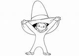 Coloring Pages Curious George sketch template