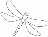 Dragonfly Coloring Outline Pages Drawing Printable Dragonflies Clipart Templates Drawings Fly Colouring Template Stained Glass Para Patterns Pattern Clip Dragon sketch template