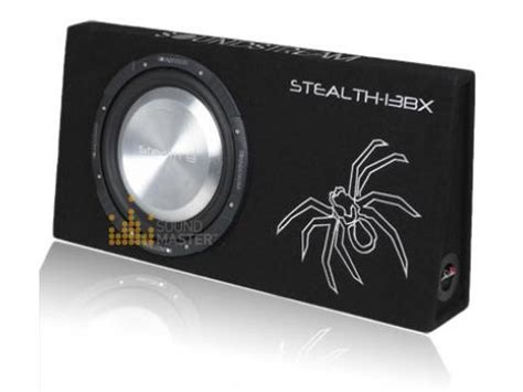 soundstream stealth bx   shallow subwoofer  box stealthbx