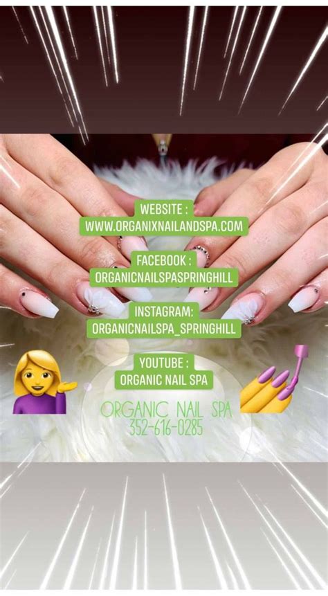 check   organic nails nail spa acrylic set