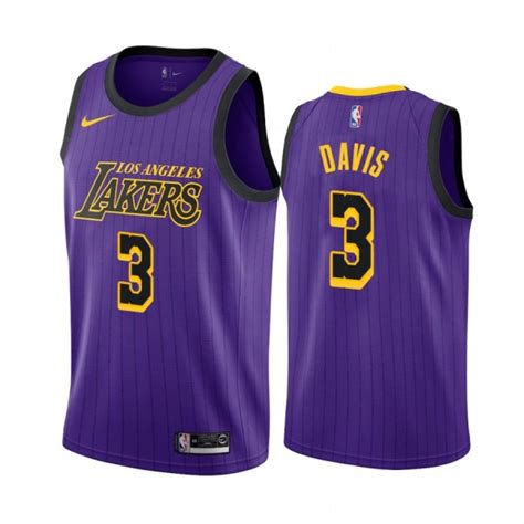 Anthony Davis Los Angeles Lakers 3 2019 20 City Maillot