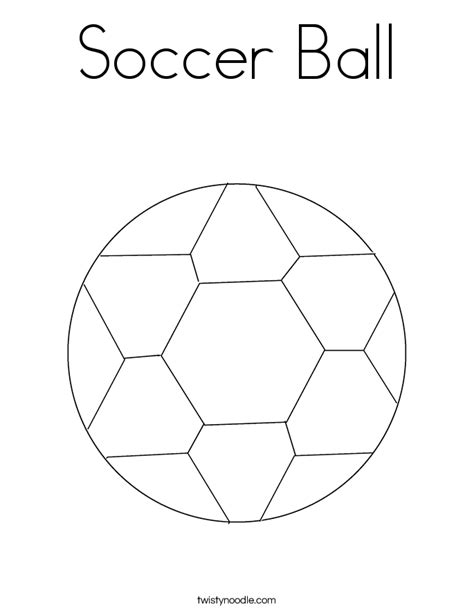 soccer ball coloring page twisty noodle